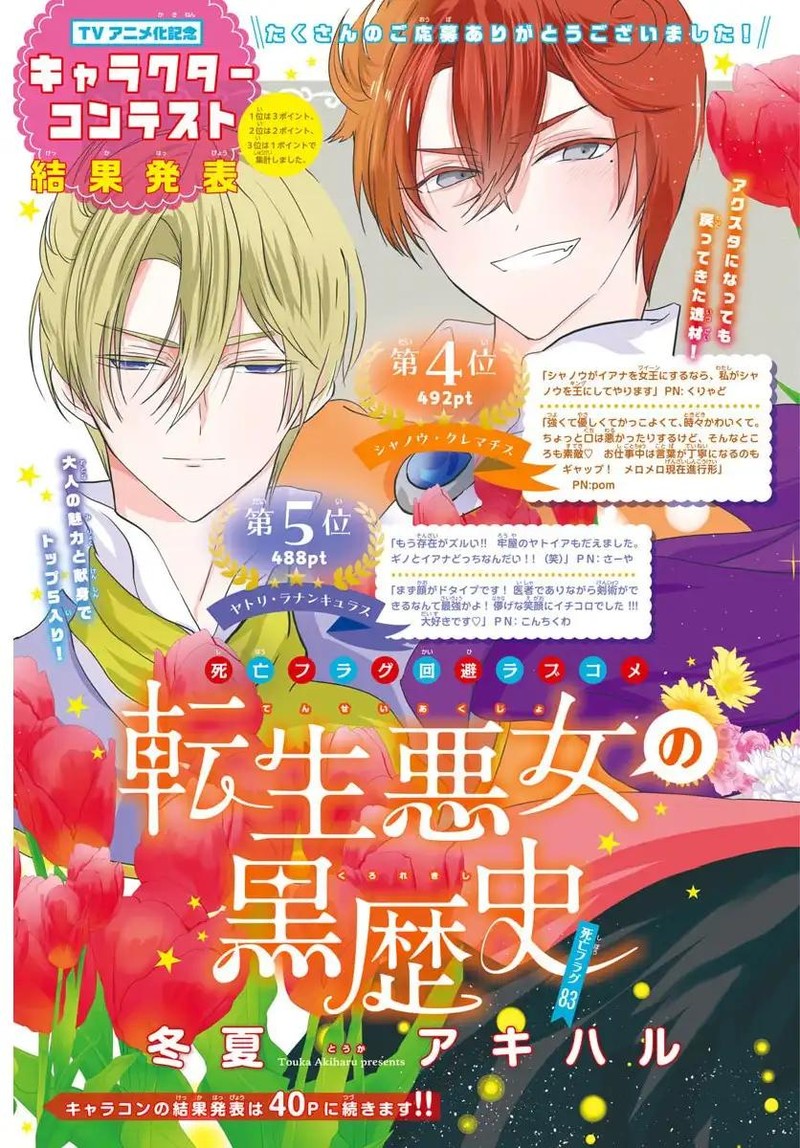 Tensei Akujo No Kuro Rekishi Chapter 83 Page 2