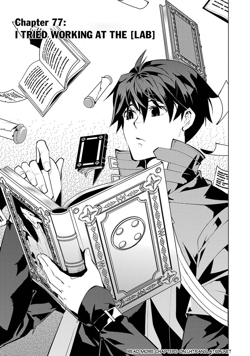 Tensei Kenja No Isekai Raifu Daini No Shokugyo Wo Ete Sekai Saikyou Ni Narimashita Chapter 77a Page 1
