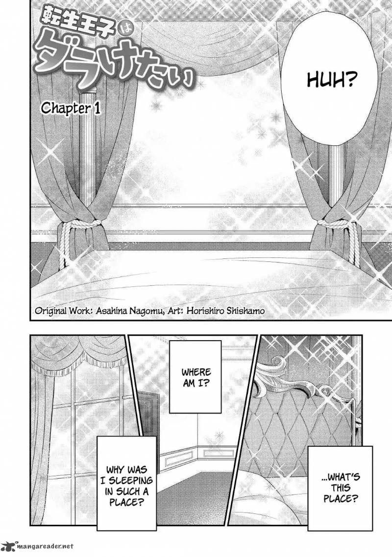 Tensei Ouji Wa Daraketai Chapter 1 Page 4