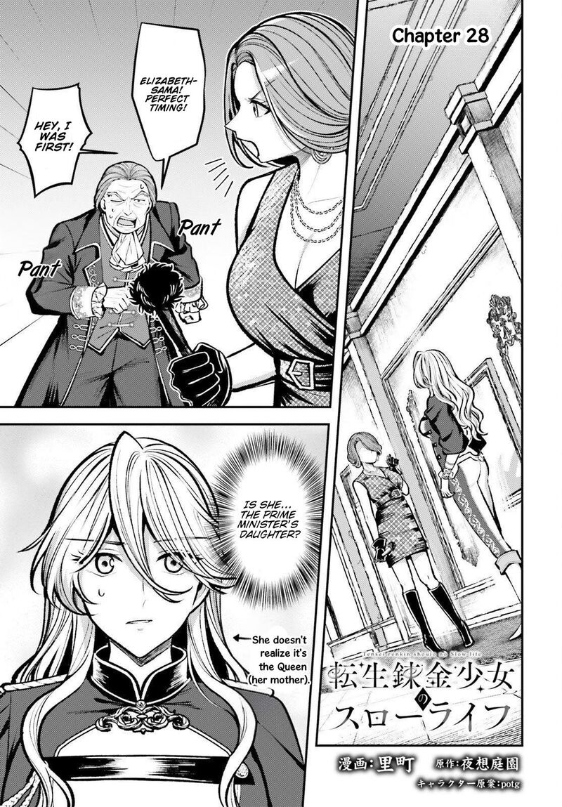 Tensei Renkin Shoujo No Slow Life Chapter 28 Page 1