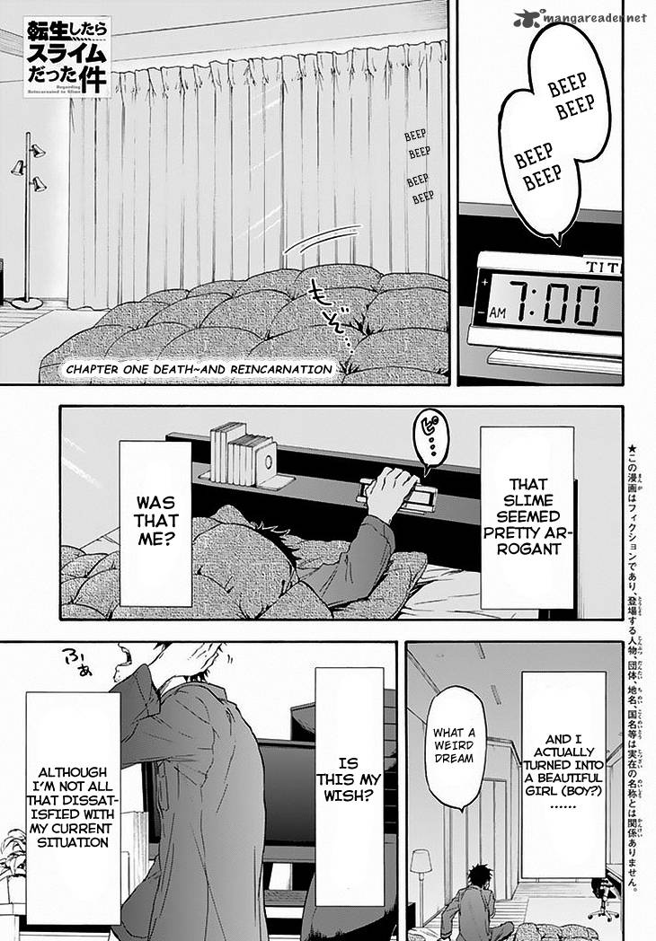 Tensei Shitara Slime Datta Ken Chapter 1 Page 4