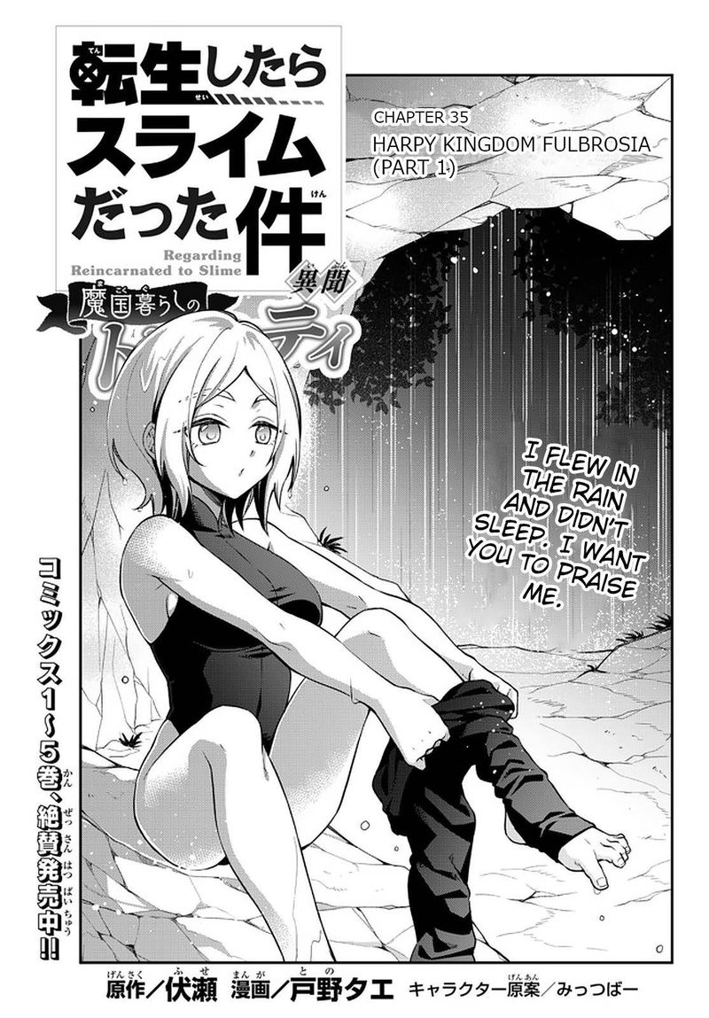 Tensei Shitara Slime Datta Ken Ibun Makuni Kurashi No Trinity Chapter 35 Page 1