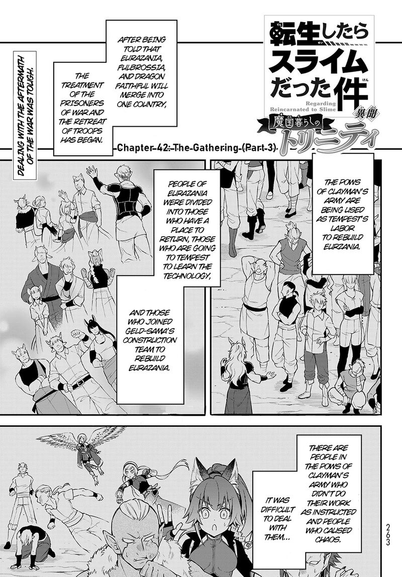 Tensei Shitara Slime Datta Ken Ibun Makuni Kurashi No Trinity Chapter 42 Page 1