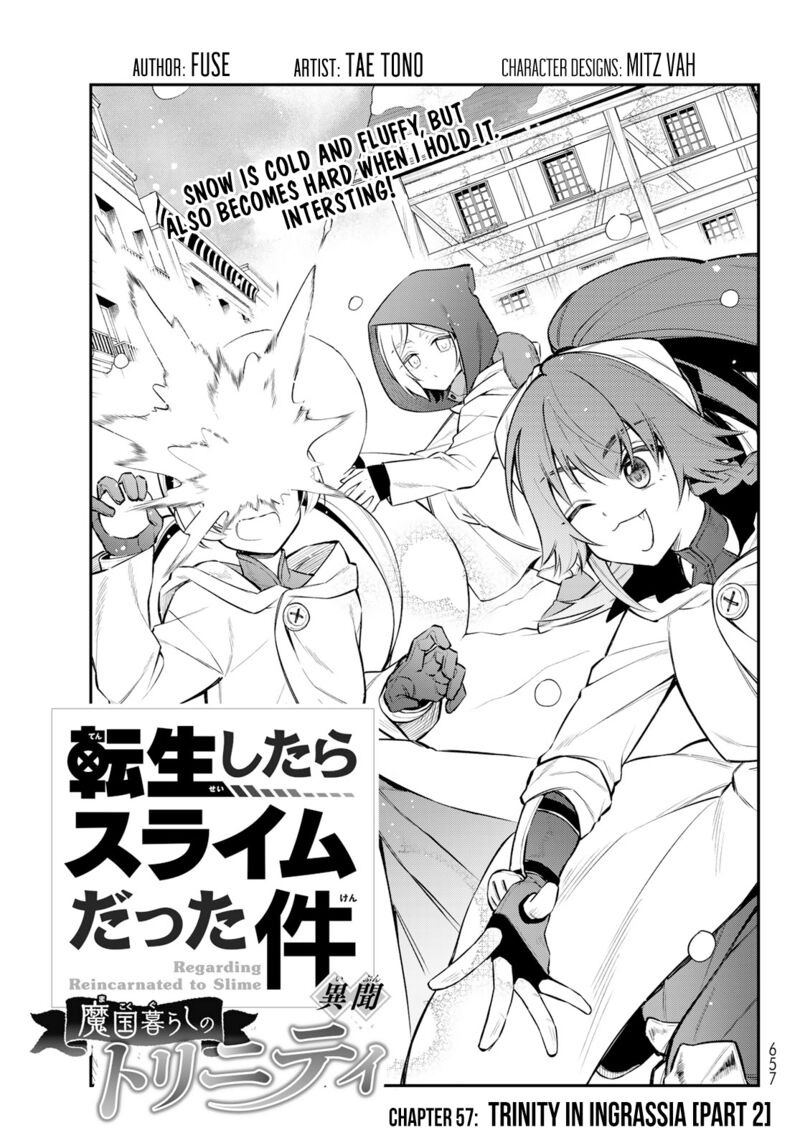 Tensei Shitara Slime Datta Ken Ibun Makuni Kurashi No Trinity Chapter 57 Page 1