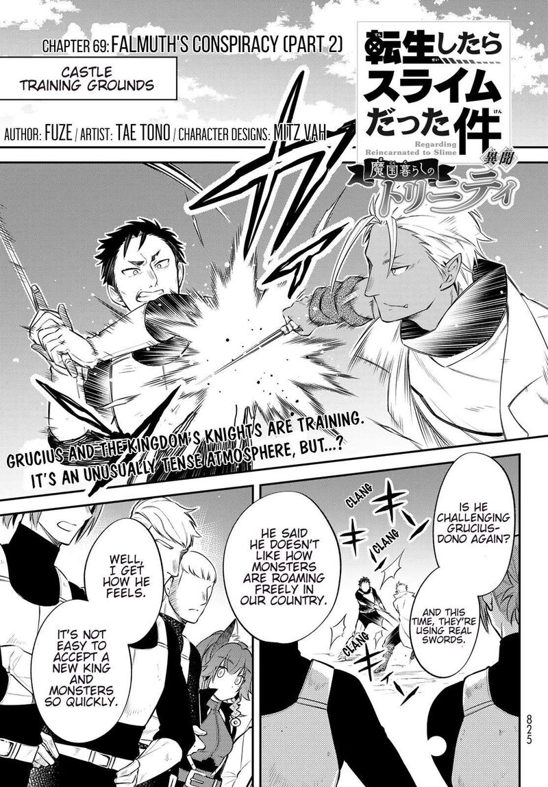 Tensei Shitara Slime Datta Ken Ibun Makuni Kurashi No Trinity Chapter 69 Page 1