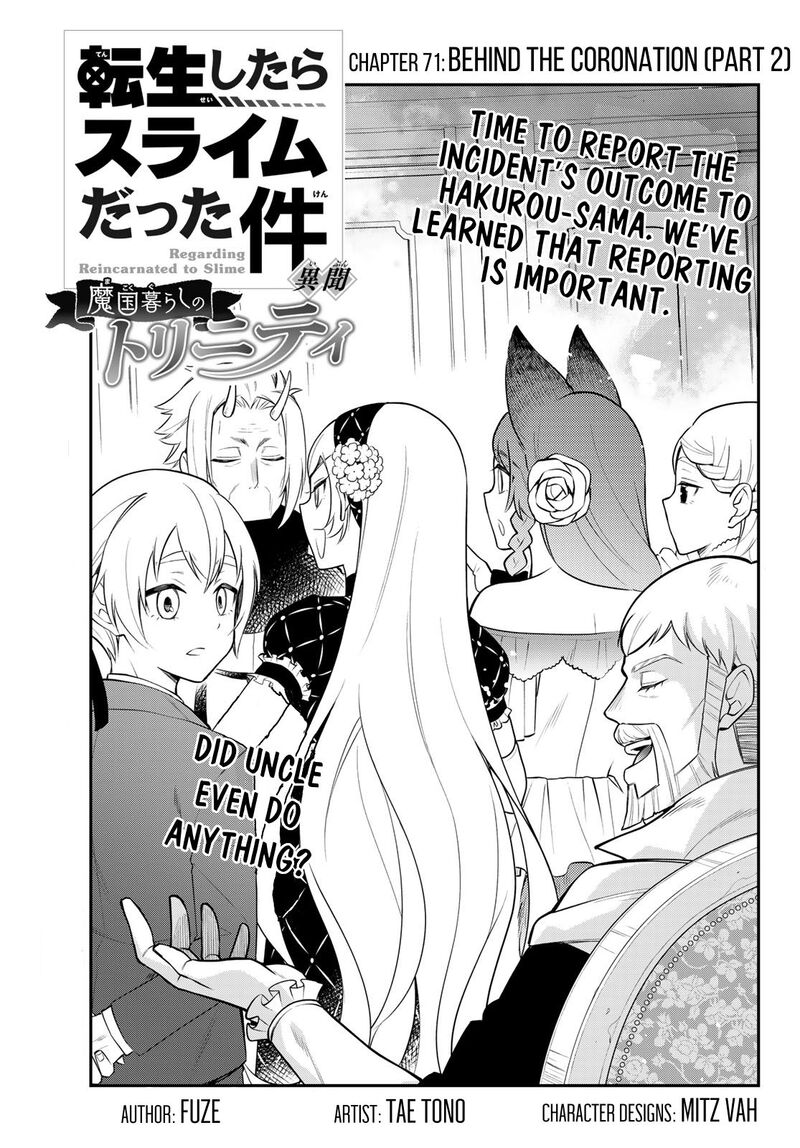 Tensei Shitara Slime Datta Ken Ibun Makuni Kurashi No Trinity Chapter 71 Page 3