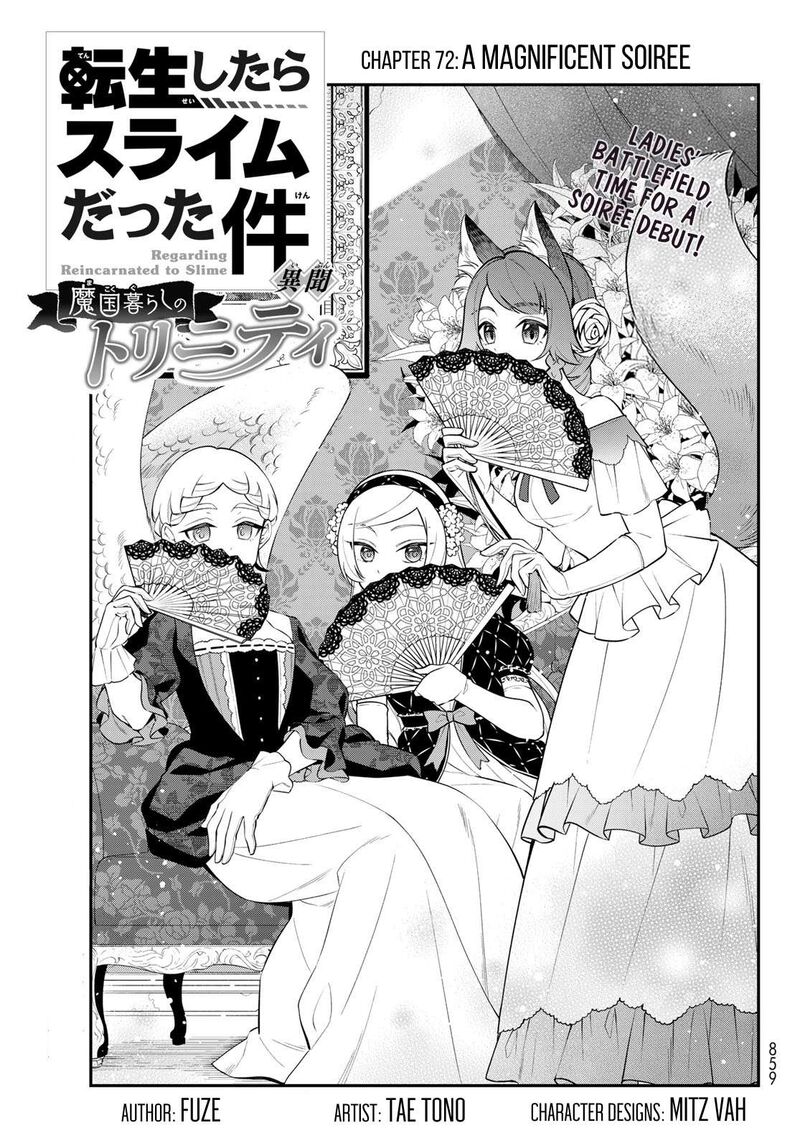 Tensei Shitara Slime Datta Ken Ibun Makuni Kurashi No Trinity Chapter 72 Page 1
