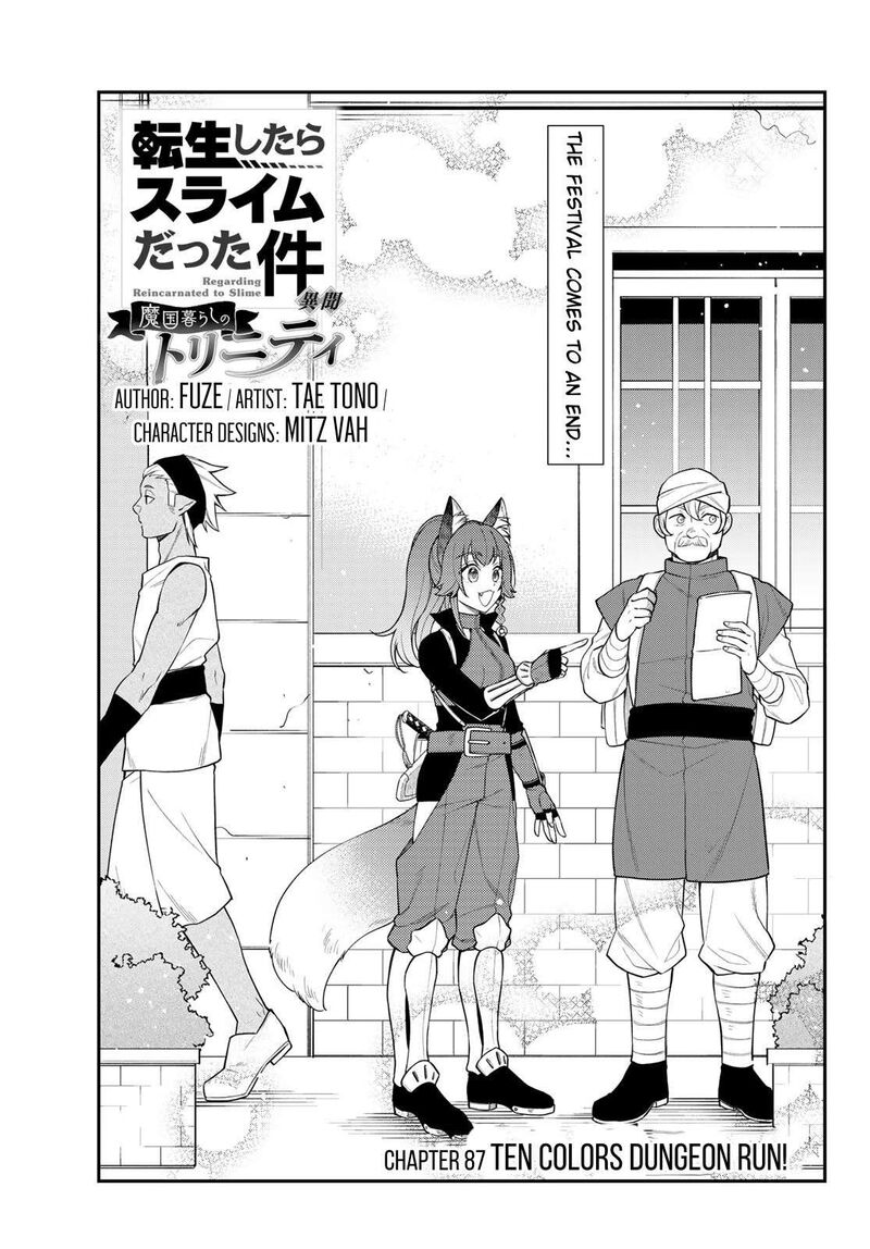 Tensei Shitara Slime Datta Ken Ibun Makuni Kurashi No Trinity Chapter 87 Page 1