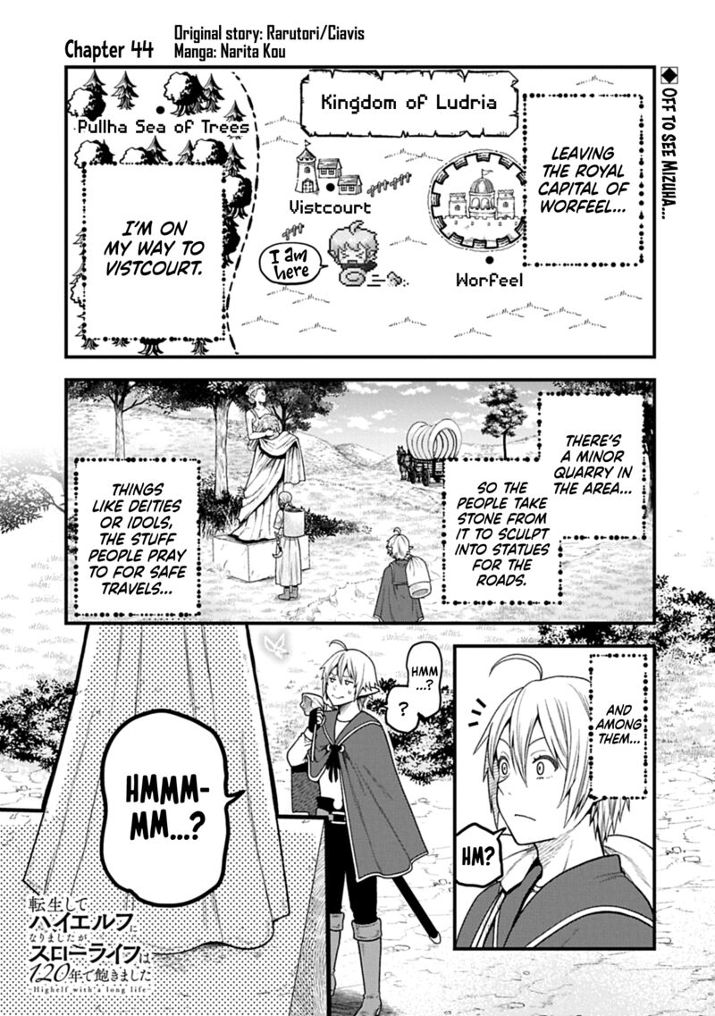 Tensei Shite High Elf Ni Narimashitaga Slow Life Wa 120 Nen De Akimashita Chapter 44 Page 2