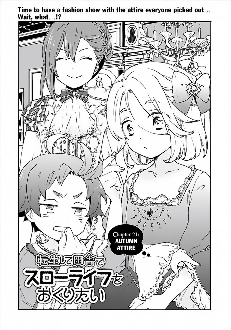 Tensei Shite Inaka De Slowlife Wo Okuritai Chapter 21 Page 1