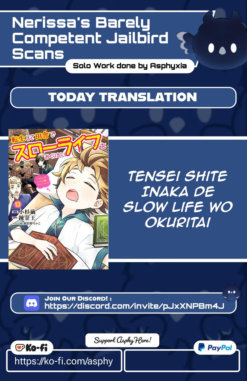 Tensei Shite Inaka De Slowlife Wo Okuritai Chapter 86 Page 1