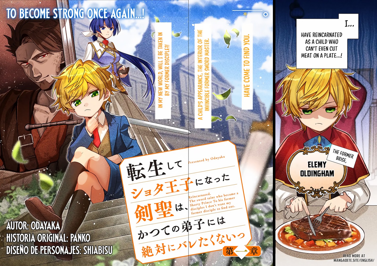 Tensei Shite Shota Ouji Ni Natta Ken Sei Wa Katsute No Deshi Ni Wa Zettai Ni Baretakunai Chapter 1 Page 2