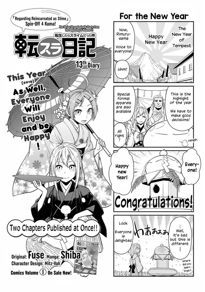 Tensura Nikki Tensei Shitara Slime Datta Ken Chapter 13 Page 1