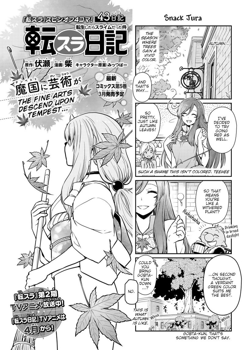 Tensura Nikki Tensei Shitara Slime Datta Ken Chapter 43 Page 1
