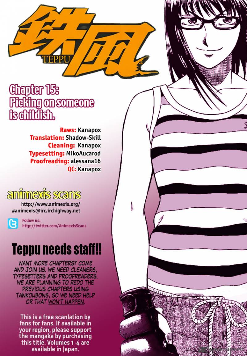 Teppu Chapter 15 Page 1