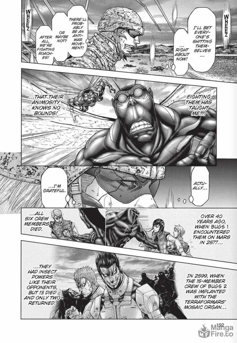 Terra Formars Chapter 214 Page 6