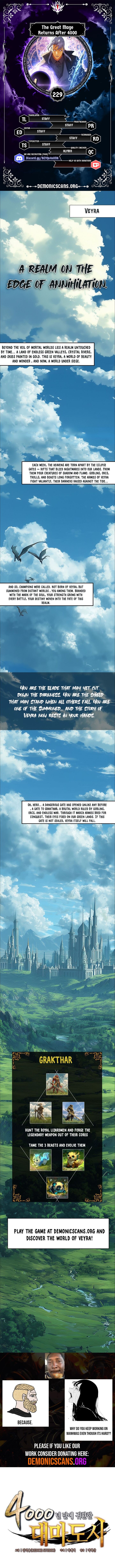 The Archmage Returns After 4000 Years Chapter 229 Page 1