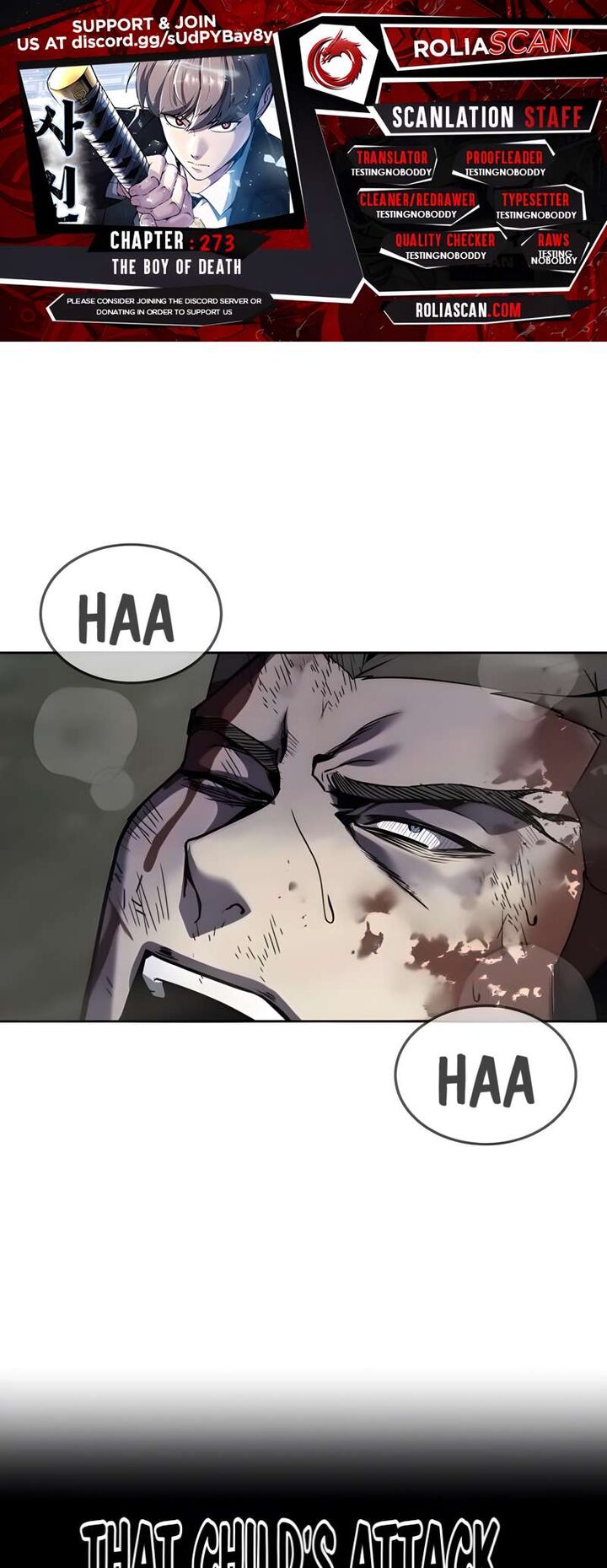 The Boy Of Death Chapter 273 Page 1