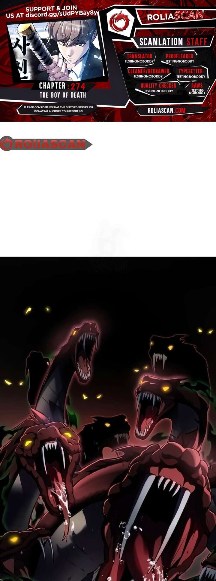 The Boy Of Death Chapter 274 Page 1