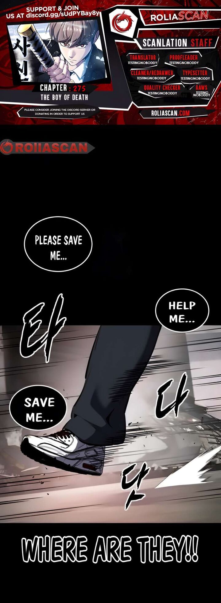 The Boy Of Death Chapter 275 Page 1