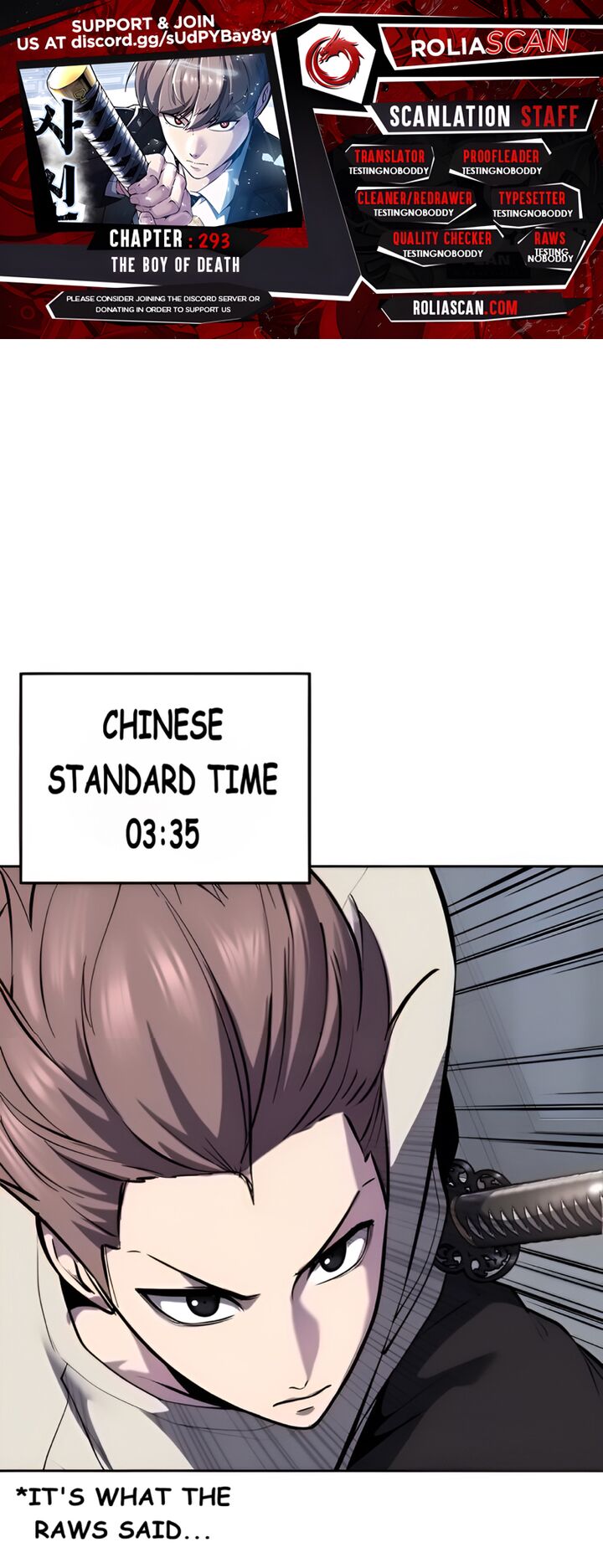 The Boy Of Death Chapter 293 Page 1