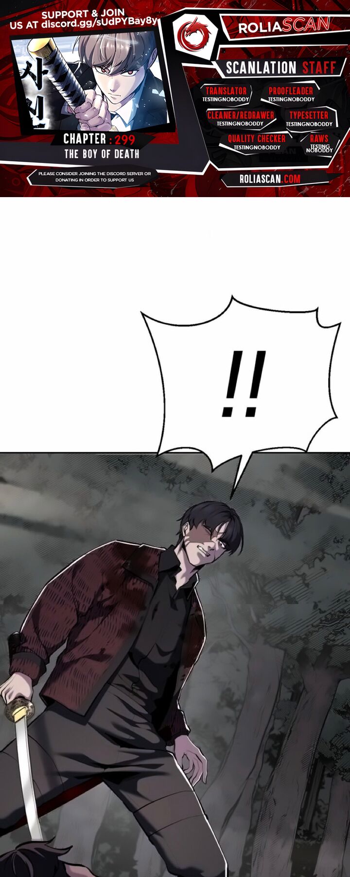 The Boy Of Death Chapter 299 Page 1