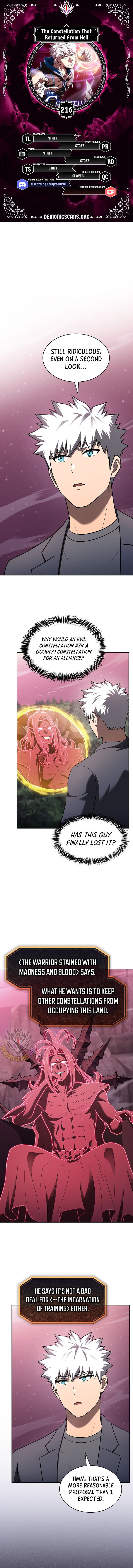 The Constellation That Returned From Hell Chapter 216 Page 1