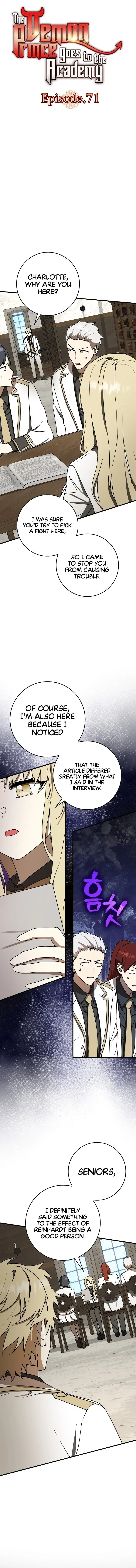 The Demon Prince Goes To The Academy Chapter 71 Page 2