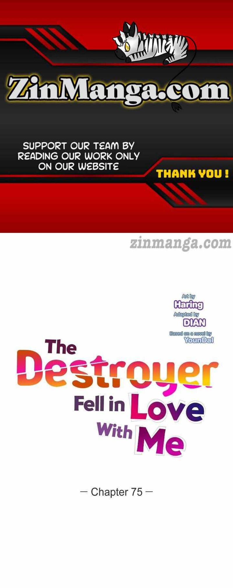 The Destroyer Fell In Love With Me Chapter 75 Page 1
