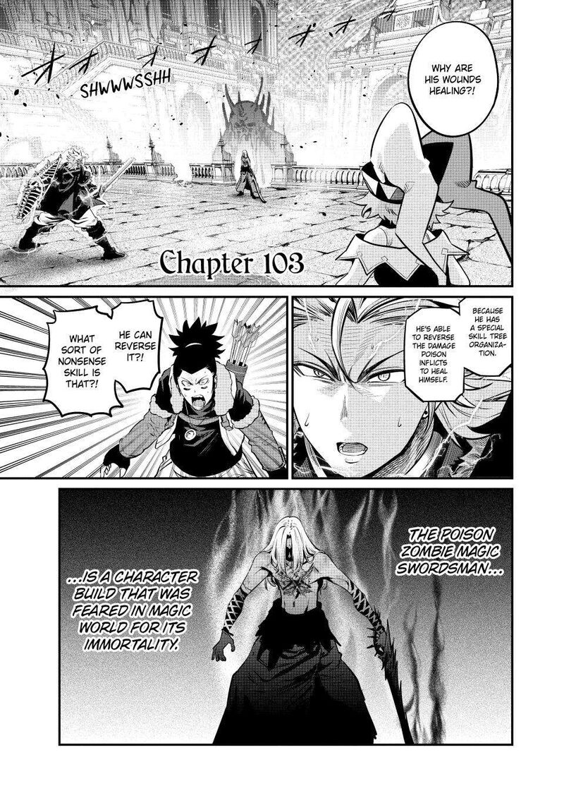 The Exiled Reincarnated Heavy Knight Is Unrivaled In Game Knowledge Chapter 103 Page 1