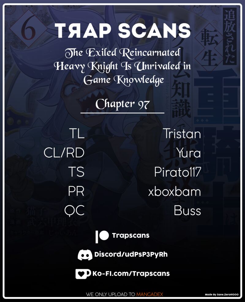 The Exiled Reincarnated Heavy Knight Is Unrivaled In Game Knowledge Chapter 97 Page 1