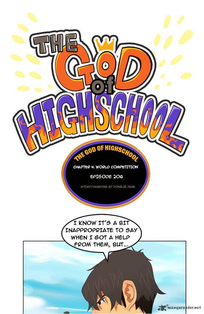 The God Of High School Chapter 206 Page 4