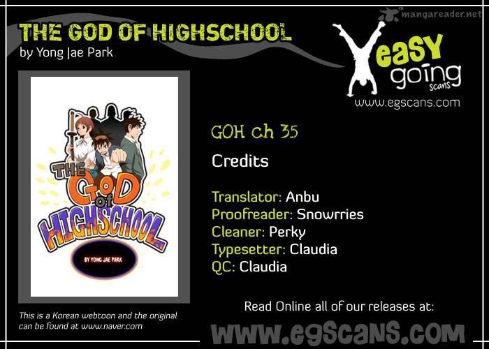 The God Of High School Chapter 35 Page 1