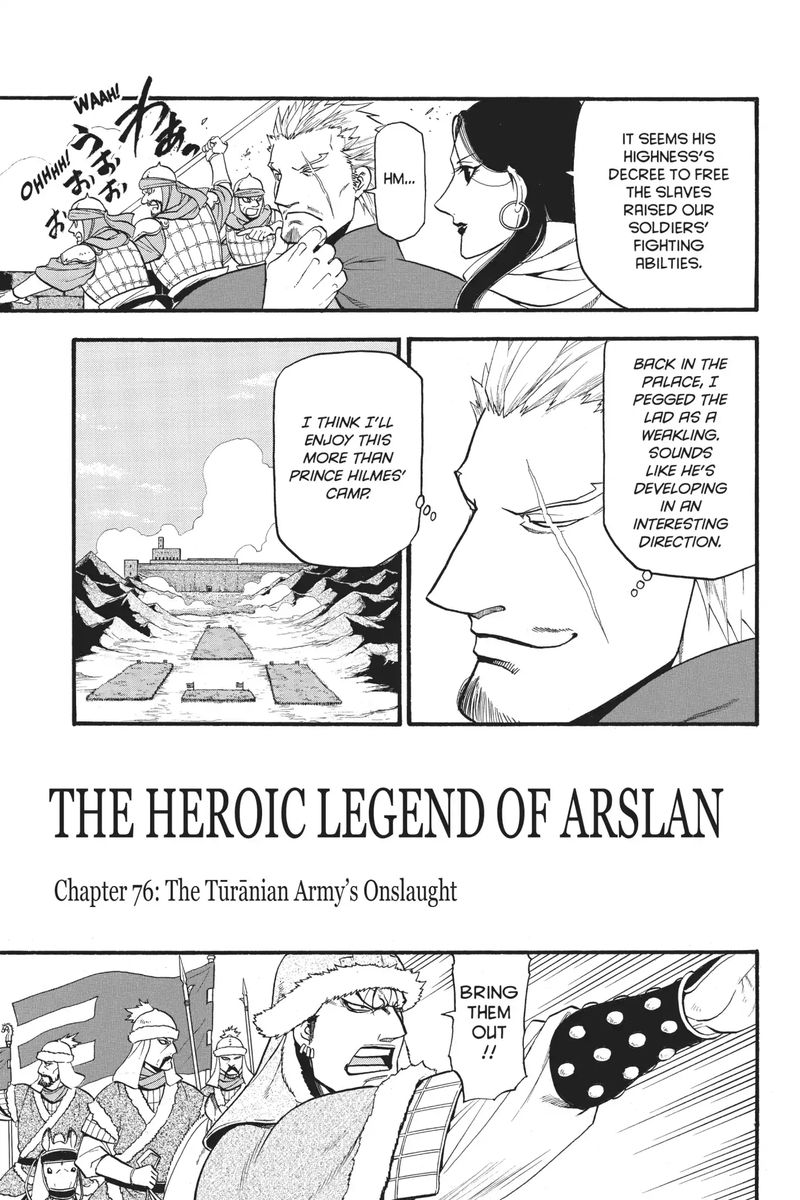 The Heroic Legend Of Arslan Arakawa Hiromu Chapter 76 Page 8