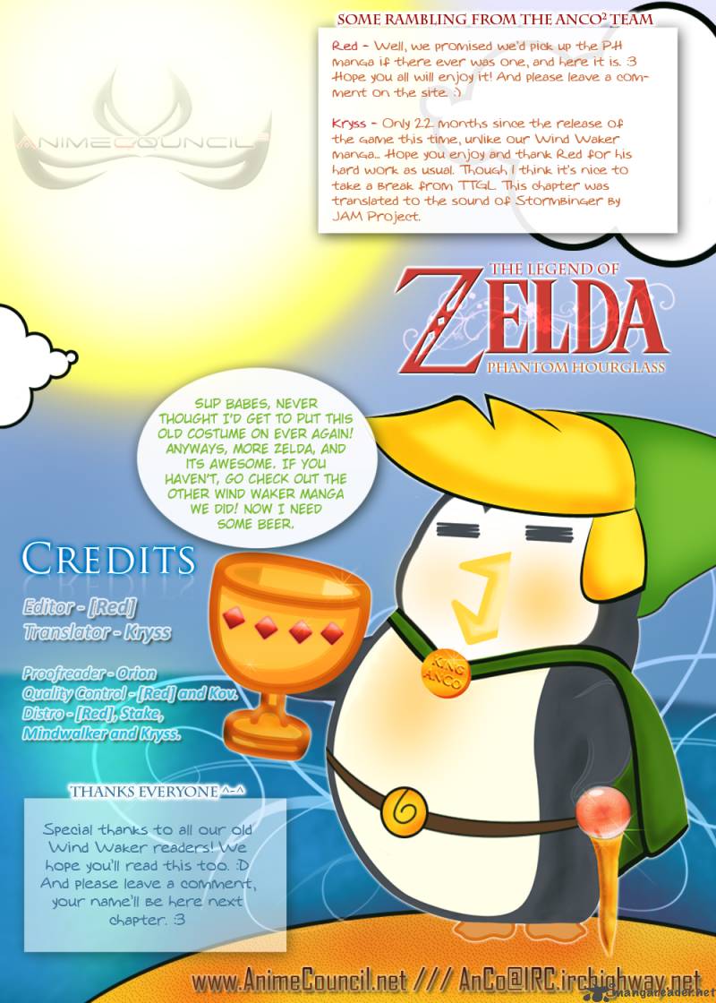 The Legend Of Zelda Phantom Hourglass Chapter 1 Page 9