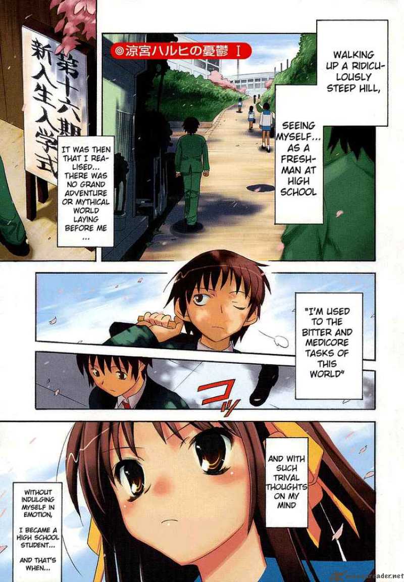 The Melancholy Of Haruhi Suzumiya Chapter 1 Page 1