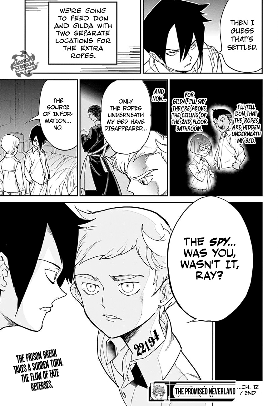 The Promised Neverland Chapter 12 Page 19