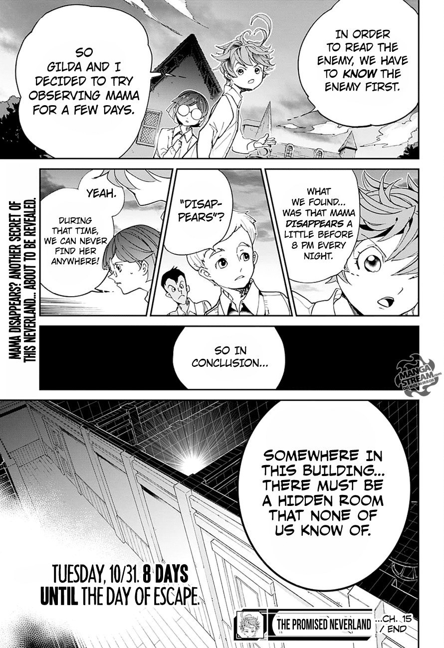 The Promised Neverland Chapter 15 Page 18