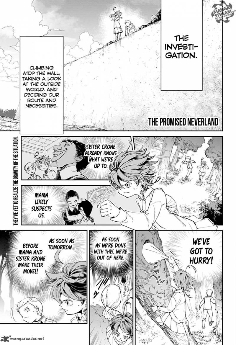 The Promised Neverland Chapter 24 Page 1