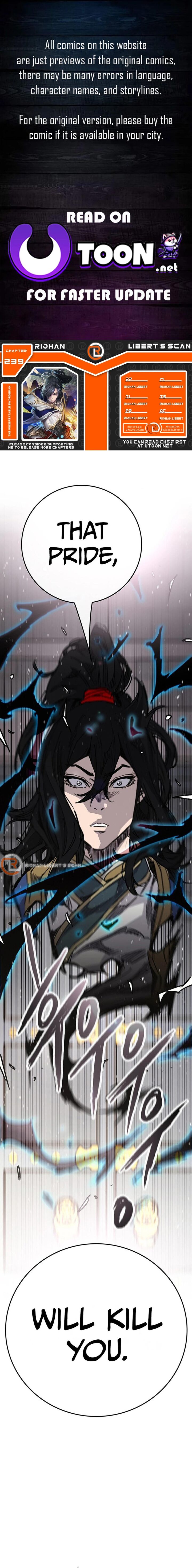 The Undefeatable Swordsman Chapter 239 Page 1