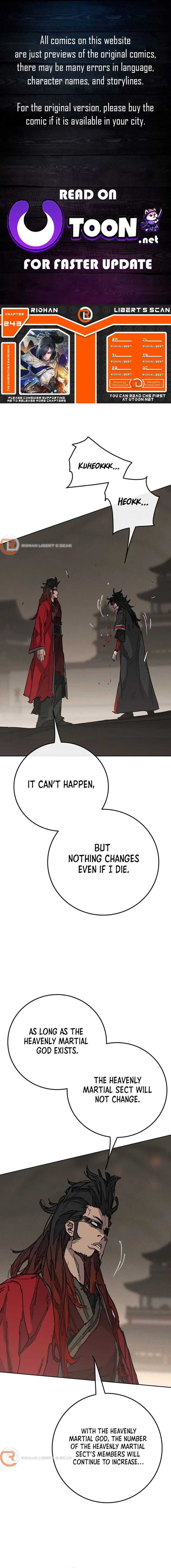 The Undefeatable Swordsman Chapter 243 Page 1