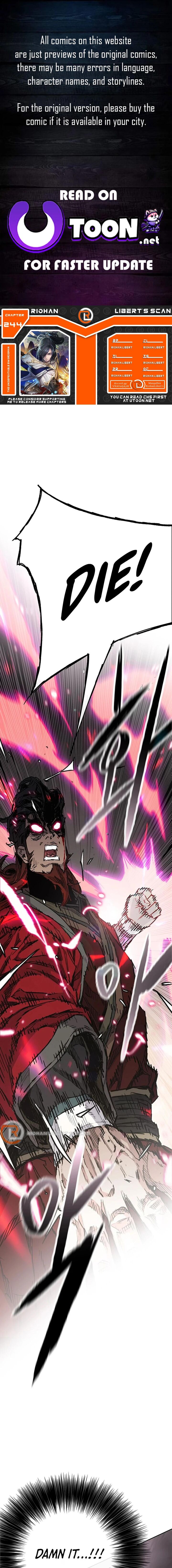 The Undefeatable Swordsman Chapter 244 Page 1