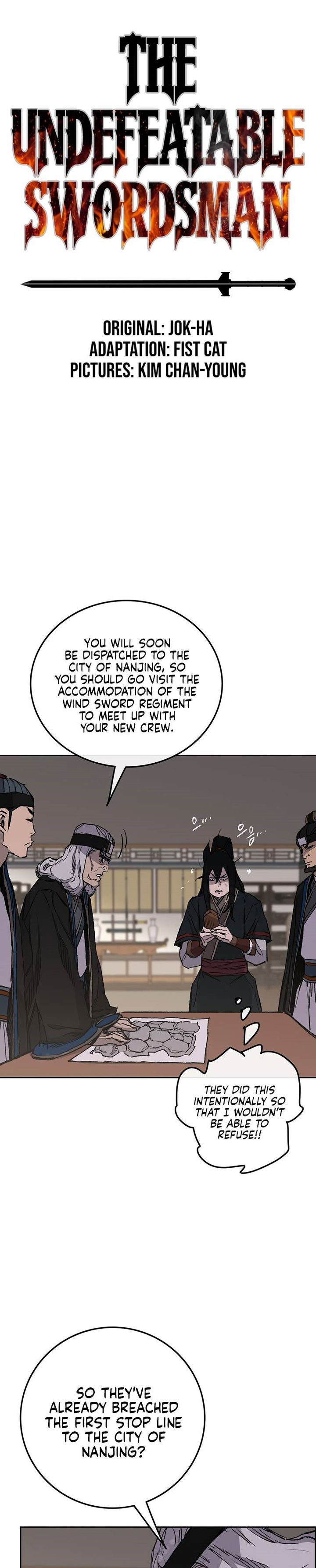 The Undefeatable Swordsman Chapter 98 Page 1