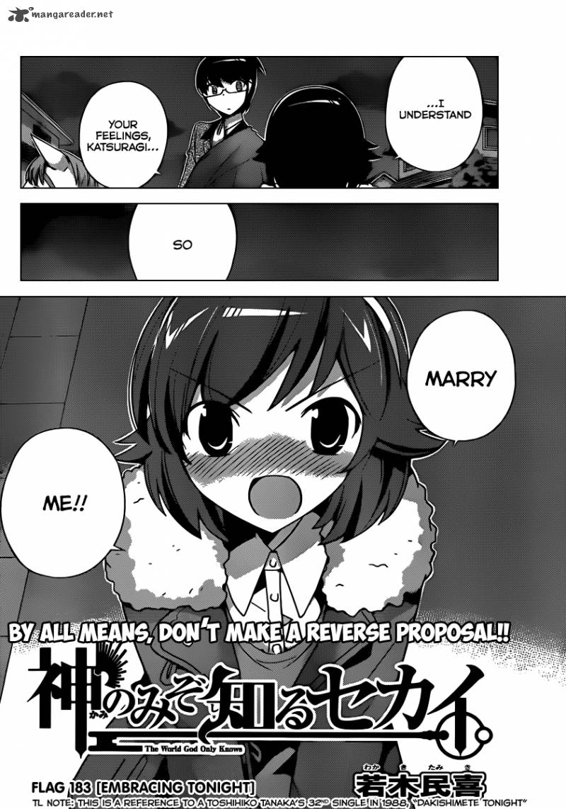 The World God Only Knows Chapter 183 Page 3