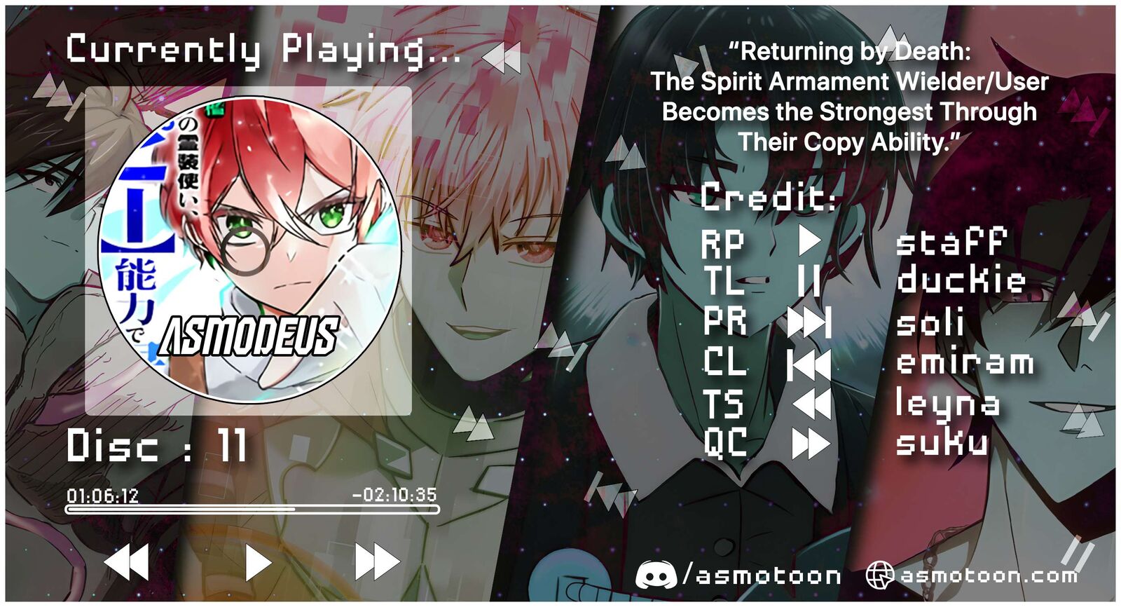 Time Prison A Spirit Armament Wielder Who Returns By Death Uses His Copy Ability To Become The Strongest Chapter 11 Page 1