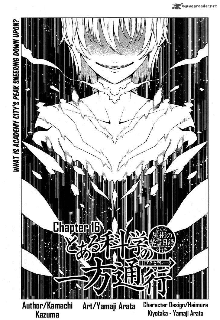 To Aru Kagaku No Accelerator Chapter 16 Page 1