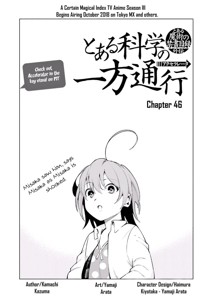 To Aru Kagaku No Accelerator Chapter 46 Page 1