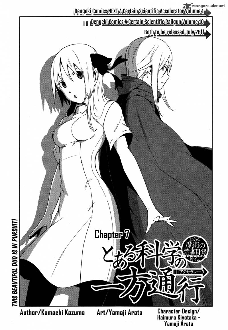 To Aru Kagaku No Accelerator Chapter 7 Page 1