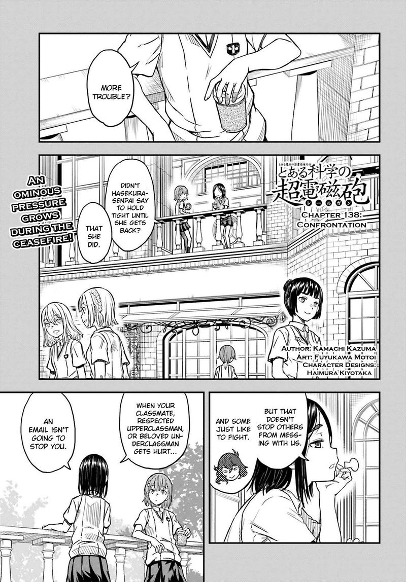 To Aru Kagaku No Choudenjibou Chapter 138 Page 1