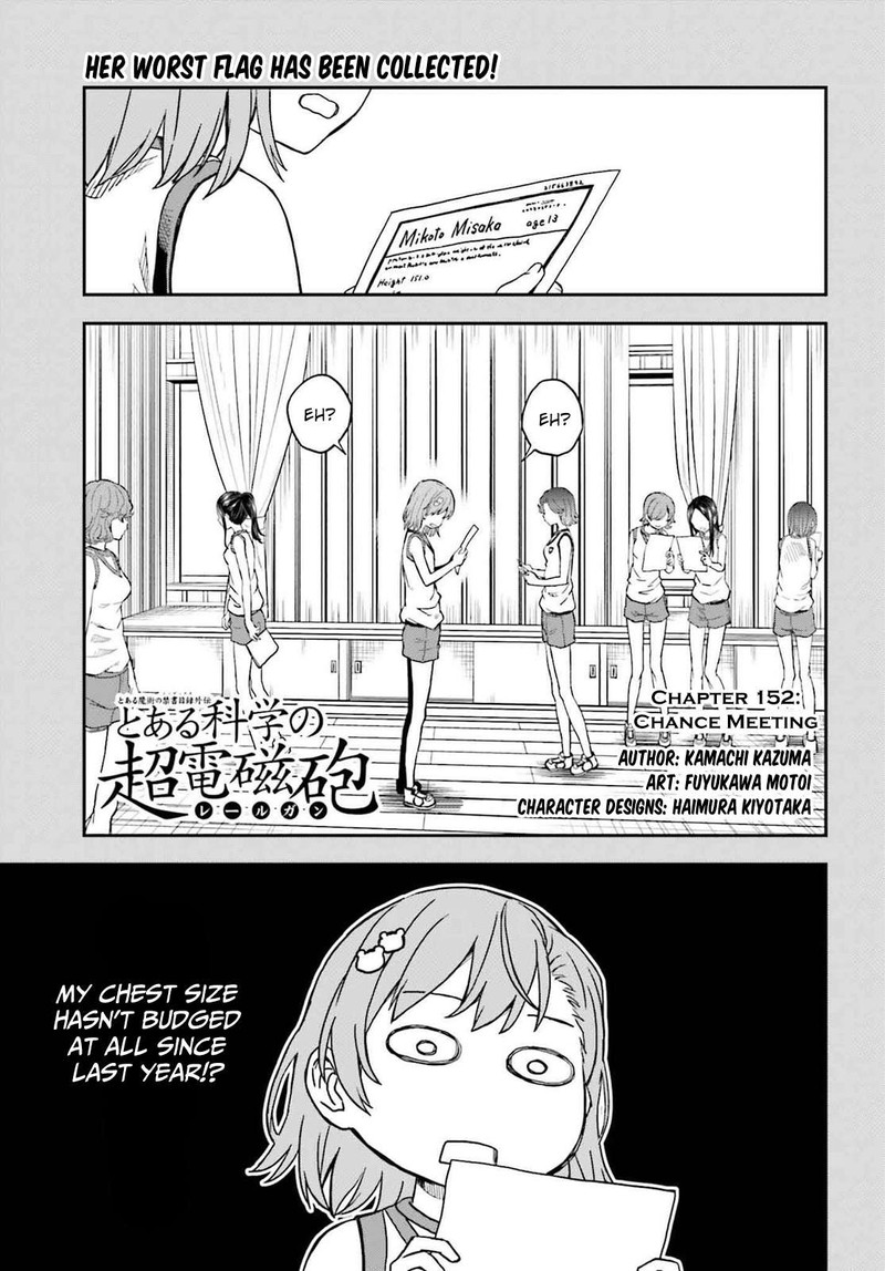 To Aru Kagaku No Choudenjibou Chapter 152 Page 1